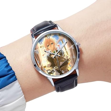 Amazon.co.jp: ヴァイオレットエヴァーガーデン 腕時計 ウォッチ